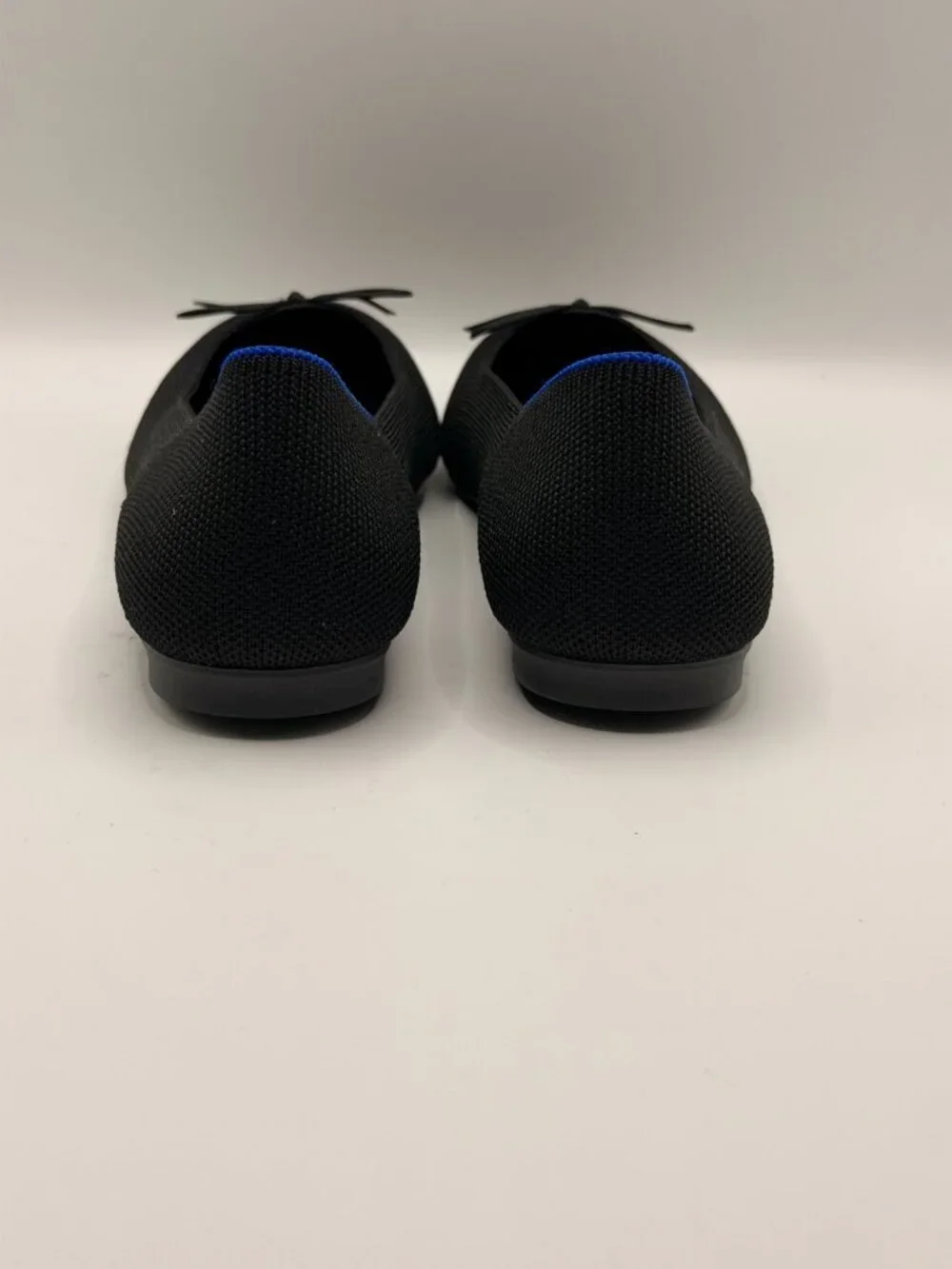 Rothy's Women The Ballet Knit Black Flat Sz 7.5